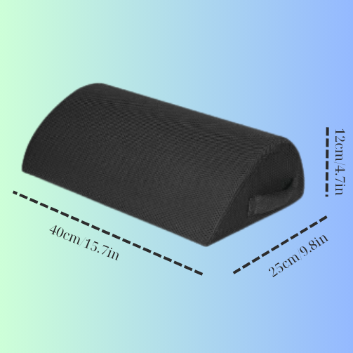 Memory foam office footstool leg lift pillow