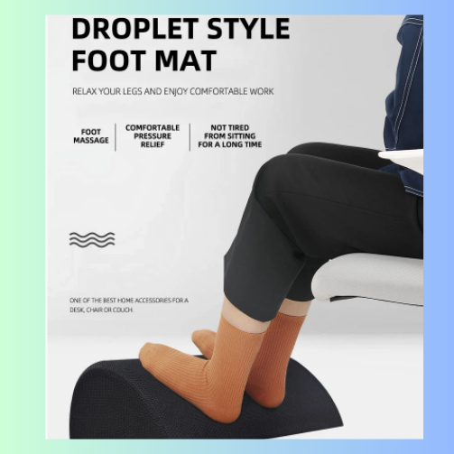 Memory foam office footstool leg lift pillow